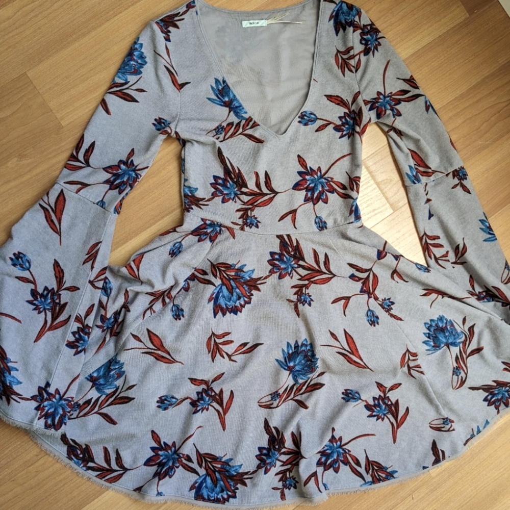 Fun 70s inspired skater dress